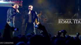 FOTOS DE WISIN Y YANDEL EN ROMA, ITALIA