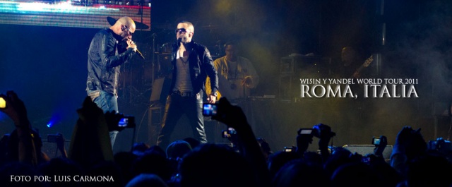 FOTOS DE WISIN Y YANDEL EN ROMA, ITALIA