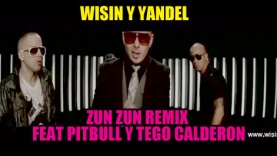 Video Musical Zun Zun Rompiendo Caderas Remix Wisin Y Yandel, Pitbull y Tego Calderon